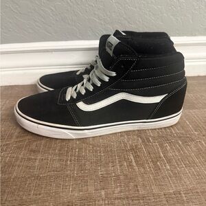 Vans Men's Black and White Skate Sneakers Size 12